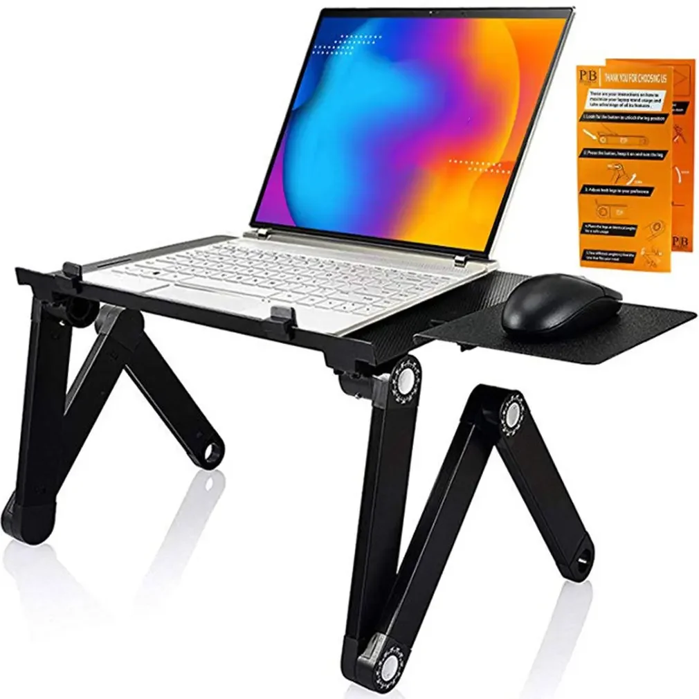 Tablet Lap Desk - 알루미늄 합금 노트북 테이블 접이식 노트북