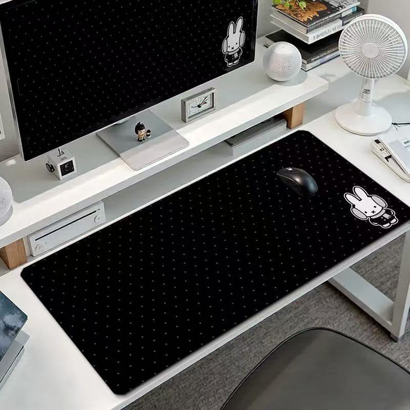 귀여운 미피 토끼 대형 마우스 패드 카와이 토끼 헤드폰 - Tablet Cute Accessories 리뷰 및 가격