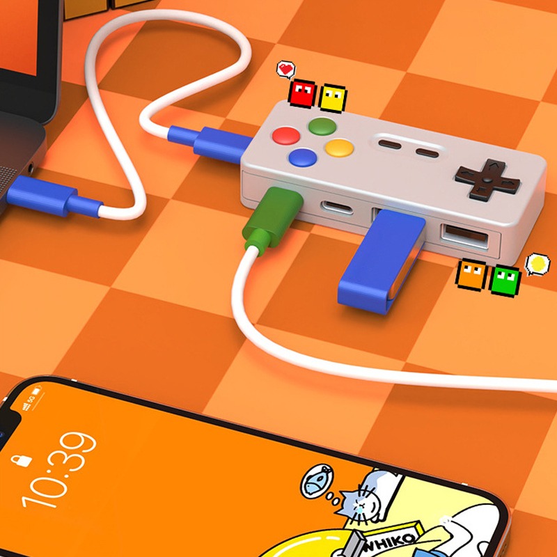 4-in-1 게임패드 모델링 허브, 게임 컨트롤러, 컴 - Usb Hub Type C 리뷰 및 가격