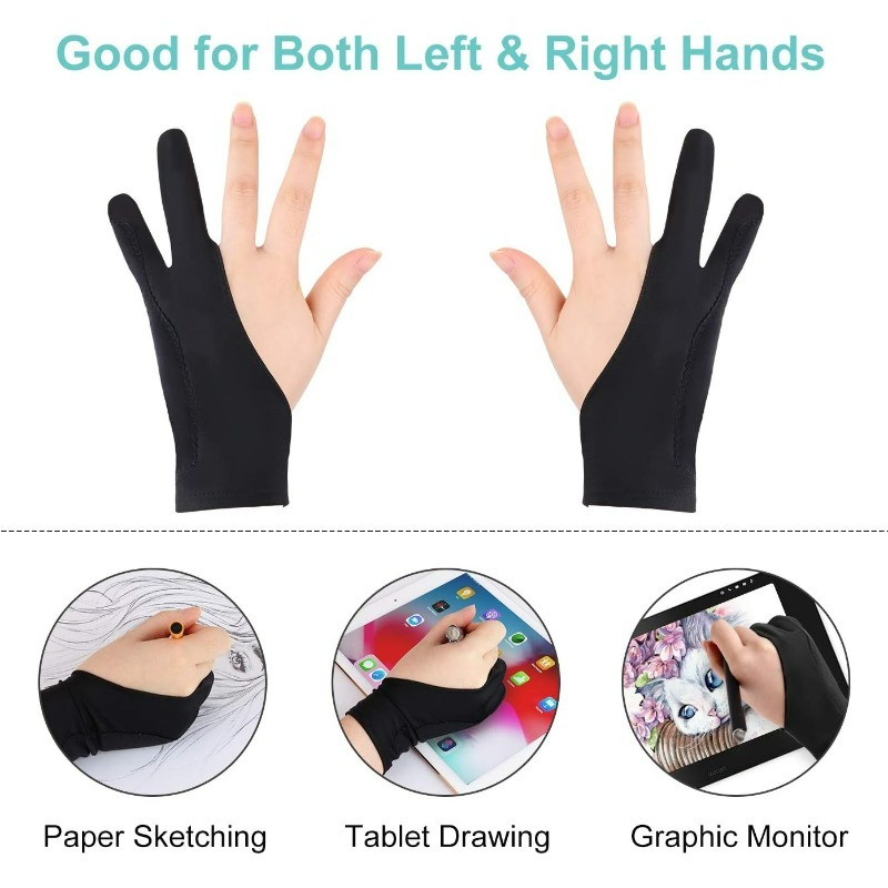 아크릴 섬유 안티 터치 드로잉 장갑 디지털 보드 터치  - Drawing Glove Artist 리뷰 및 가격