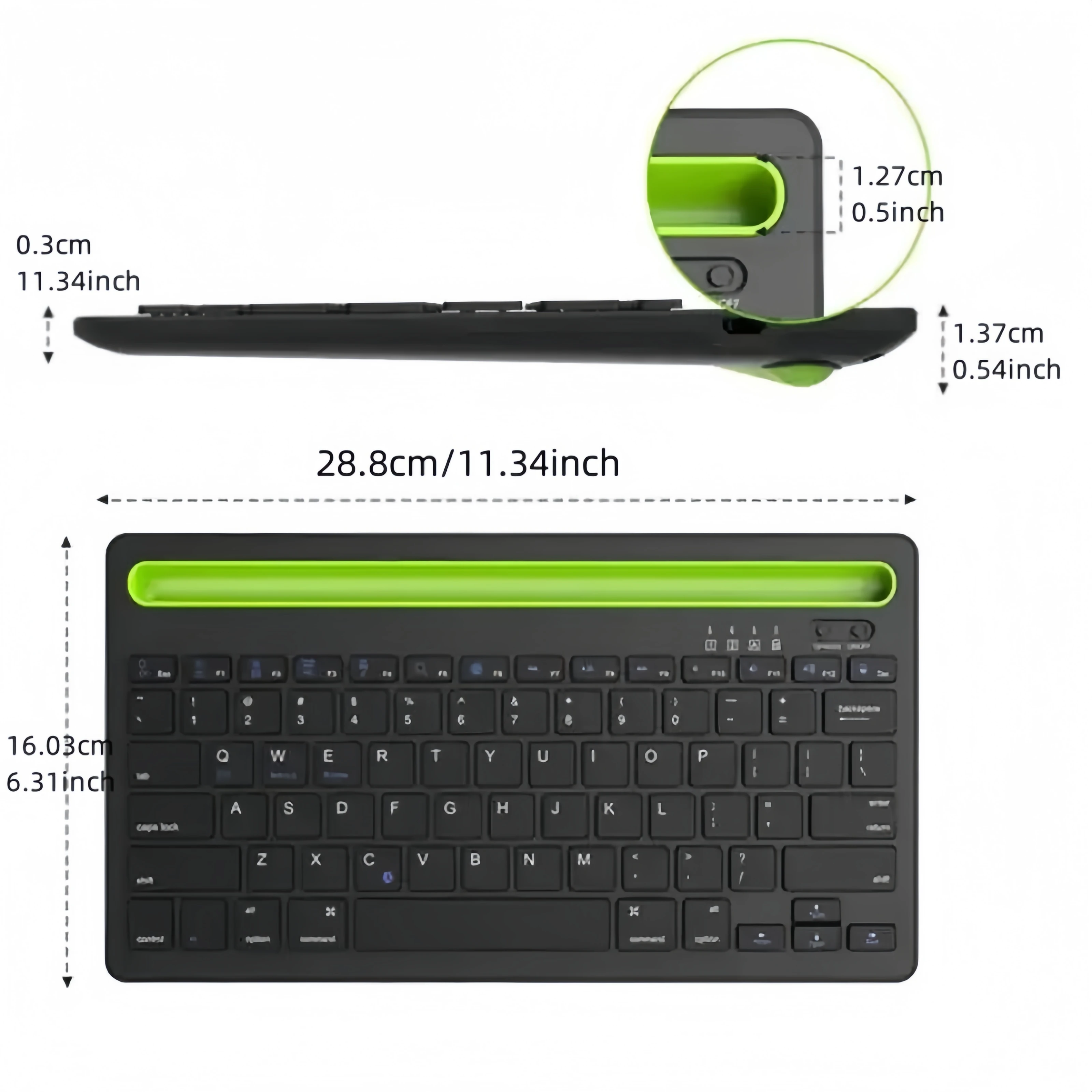 블루투스 무선 키보드 미니 키보드 노트북 태블릿 폰 아 - Android Tablet Gaming Accessories 리뷰 및 가격