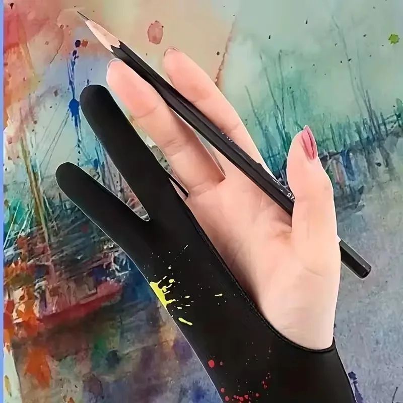 1/4개 세트, 오염 방지 기능이 있는 양손용 터치스크 - Drawing Glove Artist 리뷰 및 가격